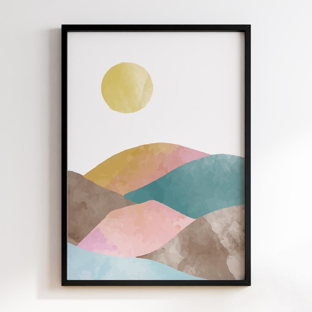 Постер Бохо Природа (Boho Nature) BW18