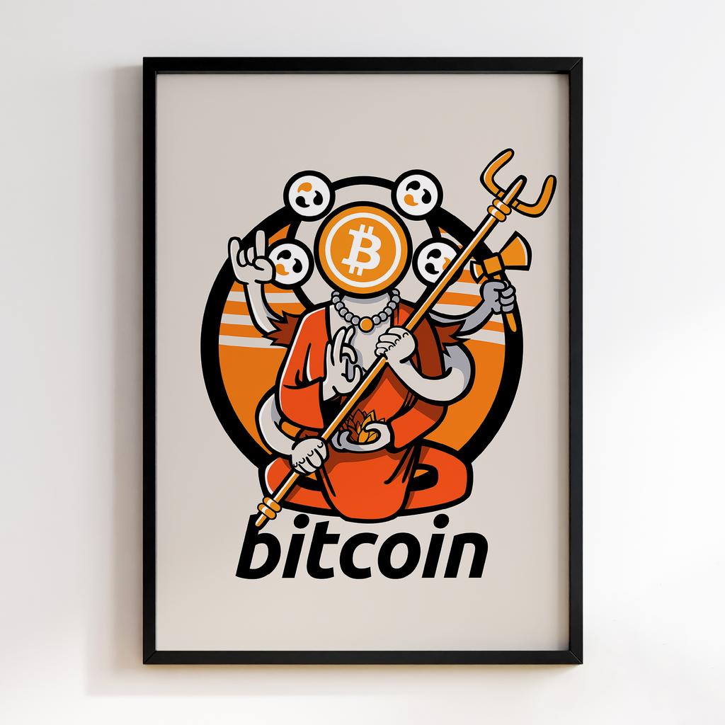 Постер Біткоін (Bitcoin) BC01