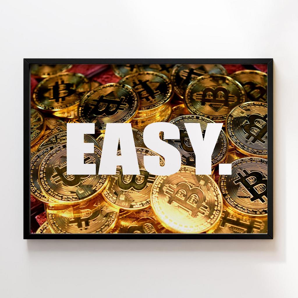 Постер Bitcoin Easy BC15