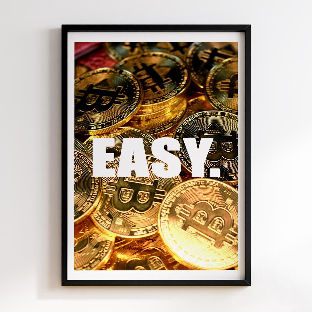 Постер Bitcoin Easy BC16