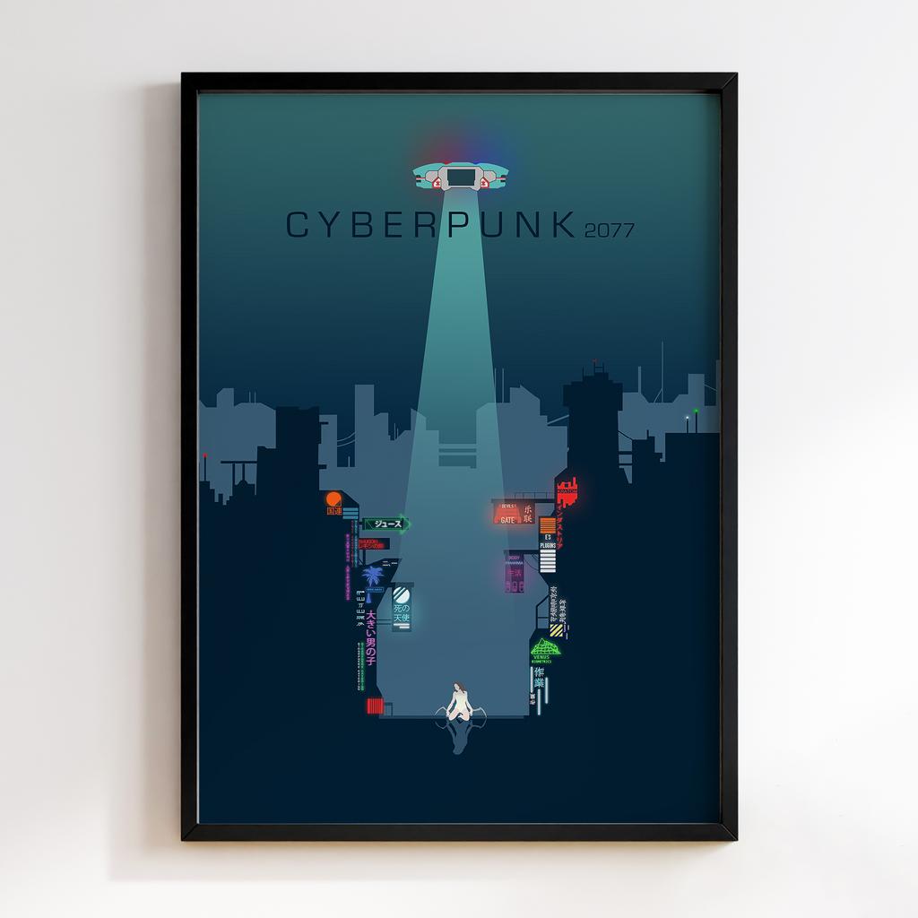 Постер Cyberpunk 2077 CP01