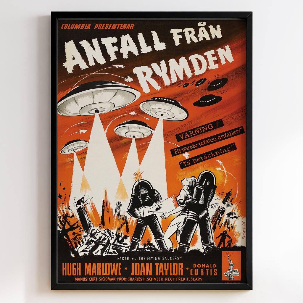 Постер Земля проти літаючих тарілок (Earth vs. the Flying Saucers) ER01