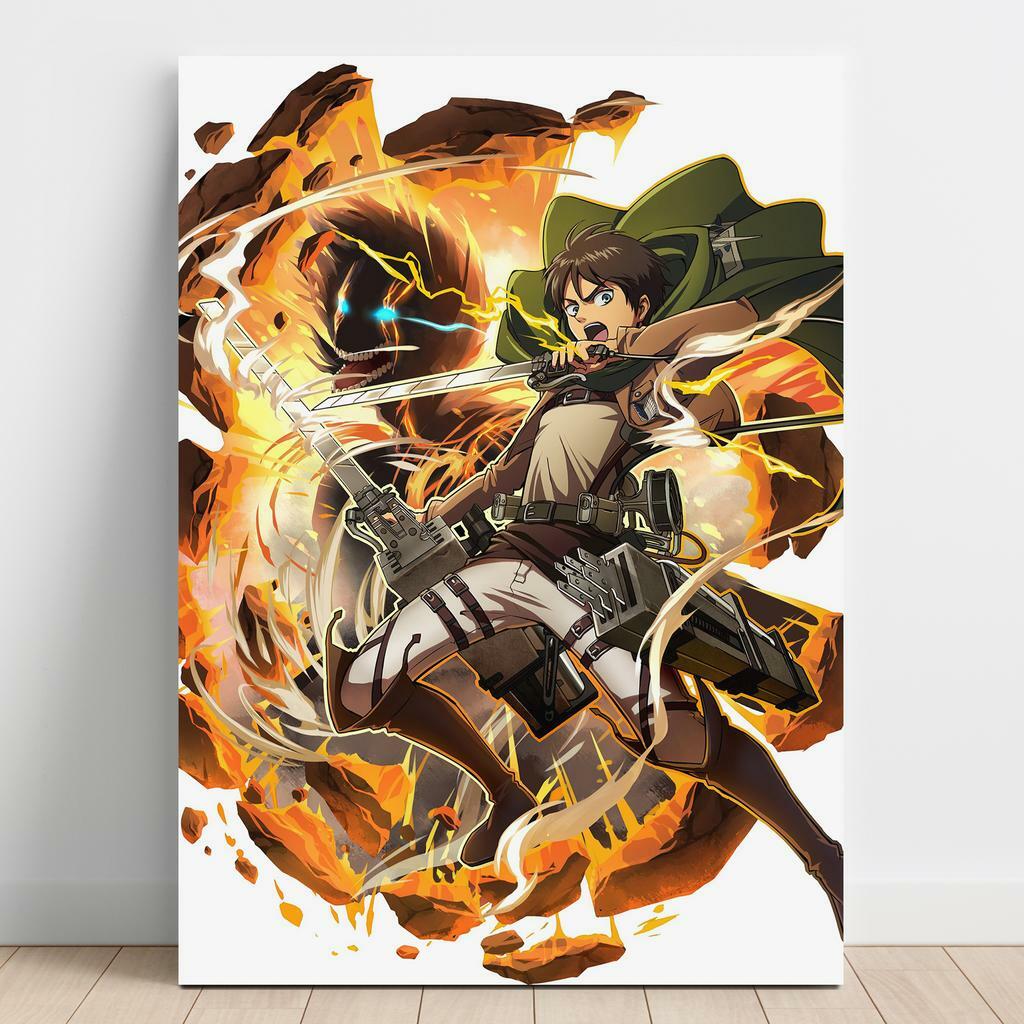 Картина на полотні Атака Титанів (Attack on Titan) AQ09