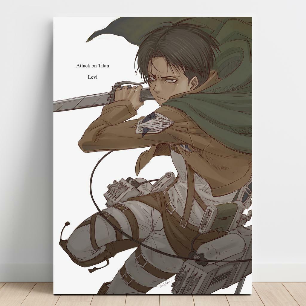 Картина на полотні Атака Титанів (Attack on Titan) AQ12