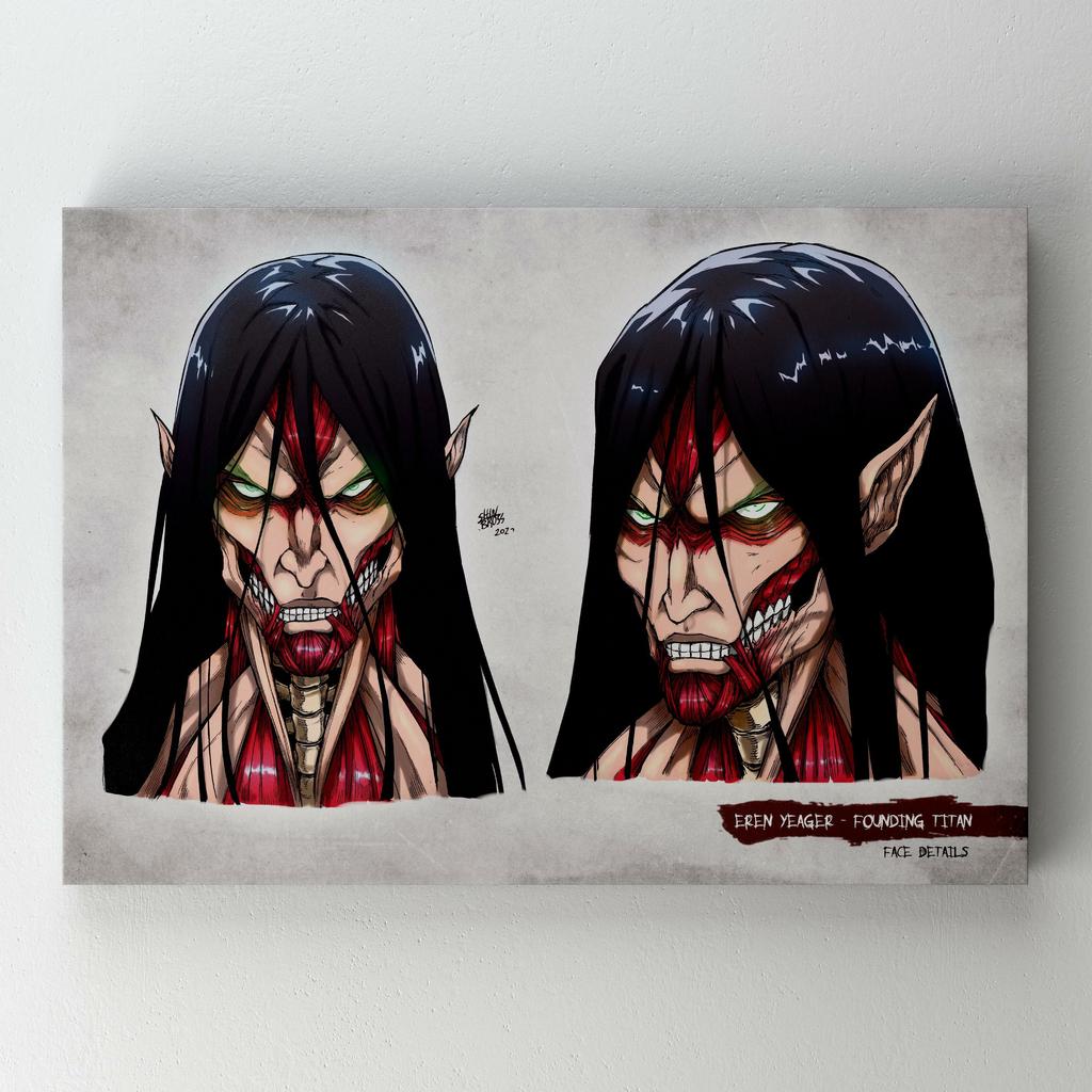 Картина на полотні Атака Титанів (Attack on Titan) AQ26