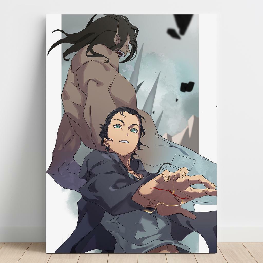 Картина на полотні Атака Титанів (Attack on Titan) AQ27