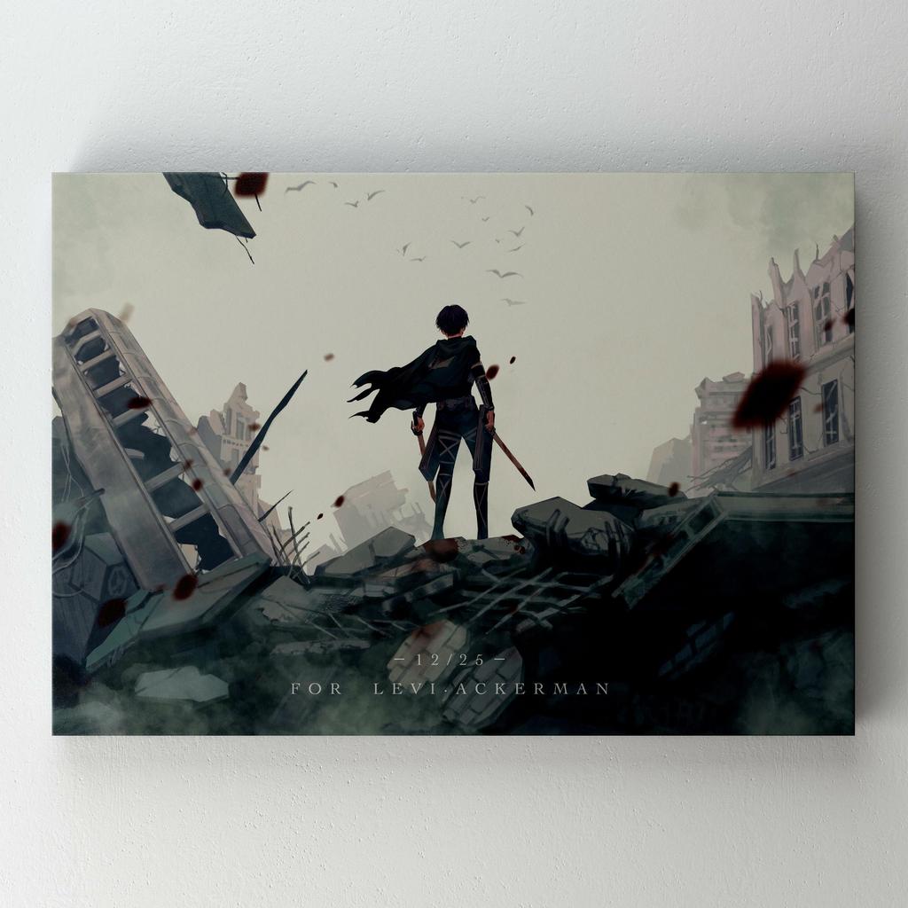 Картина на полотні Атака Титанів (Attack on Titan) AQ32