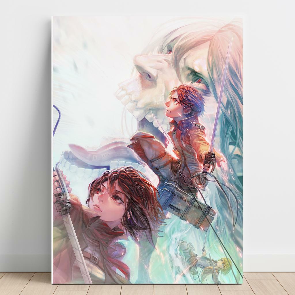 Картина на полотні Атака Титанів (Attack on Titan) AQ34