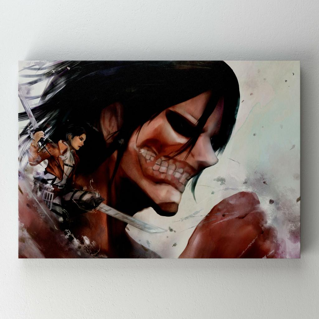 Картина на полотні Атака Титанів (Attack on Titan) AQ35