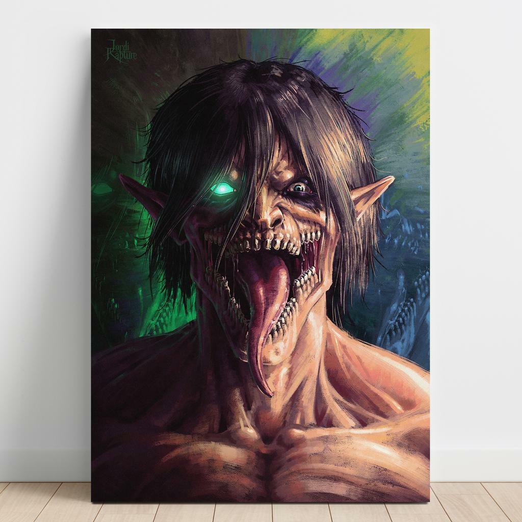 Картина на полотні Атака Титанів (Attack on Titan) AQ43