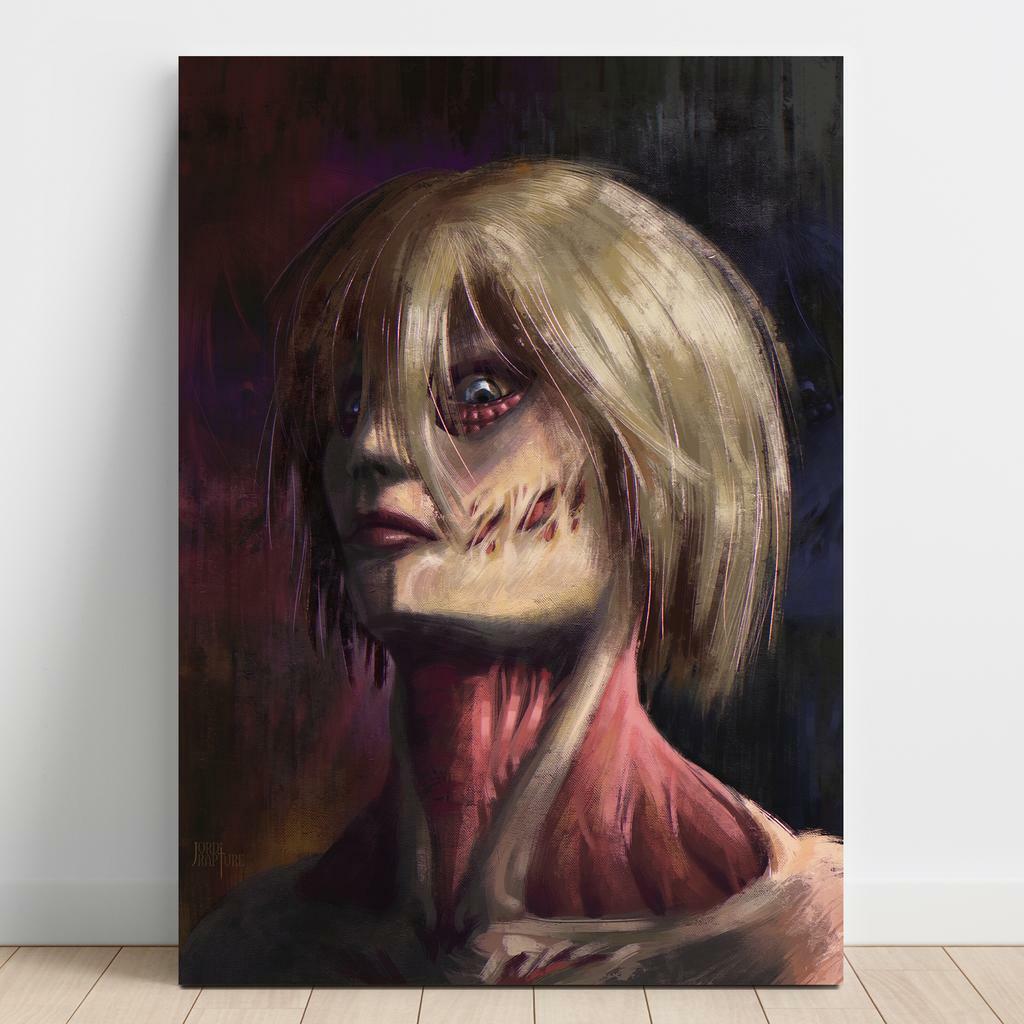 Картина на полотні Атака Титанів (Attack on Titan) AQ44