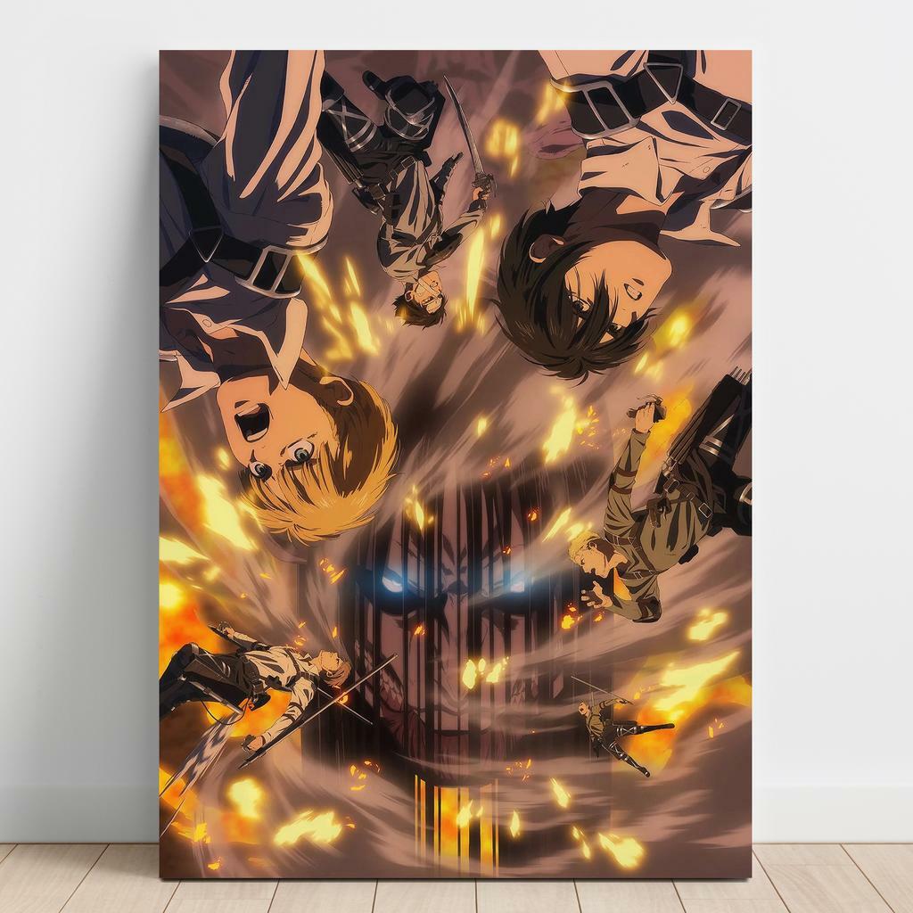 Картина на полотні Атака Титанів (Attack on Titan) AQ54