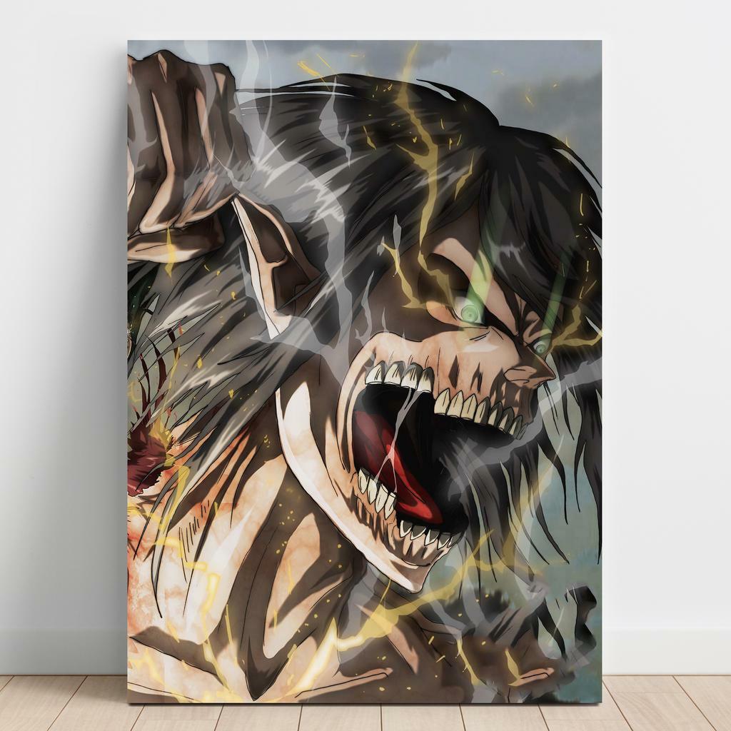 Картина на полотні Атака Титанів (Attack on Titan) AQ55