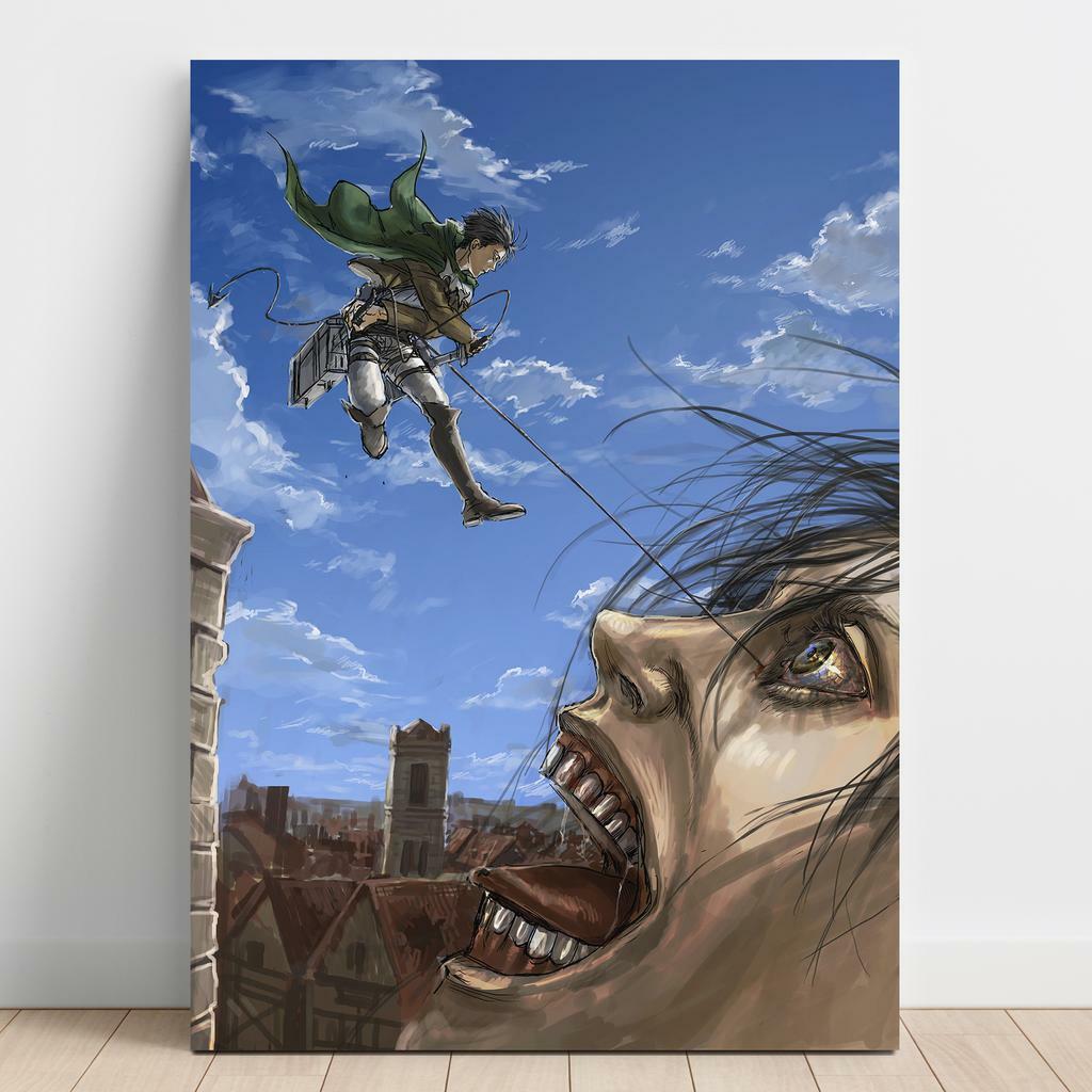 Картина на полотні Атака Титанів (Attack on Titan) AQ58