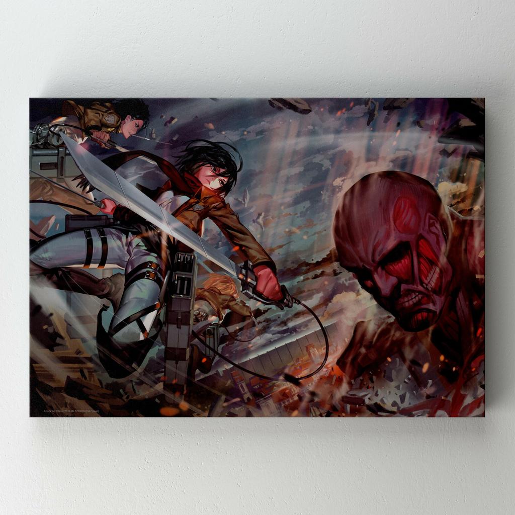 Картина на полотні Атака Титанів (Attack on Titan) AQ62