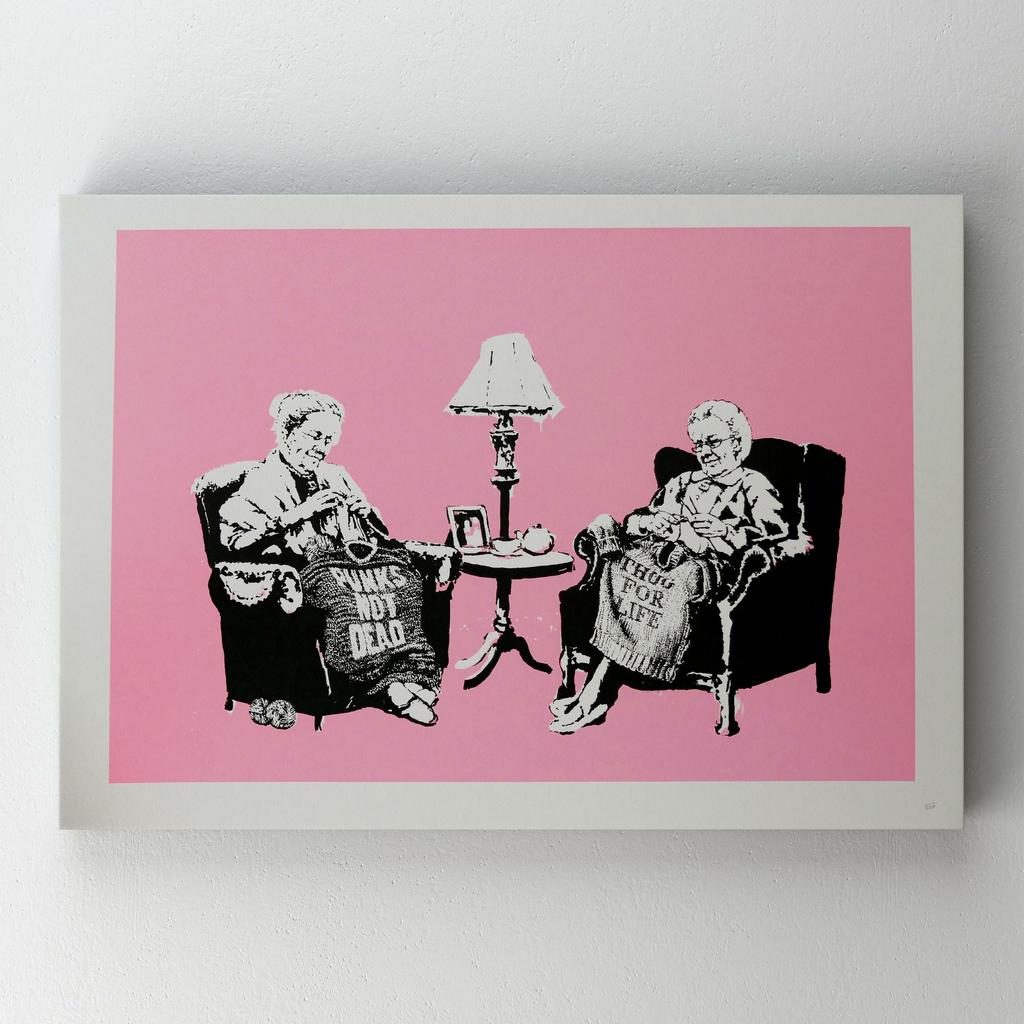 Картина на полотні Бенксі (Banksy) BY20