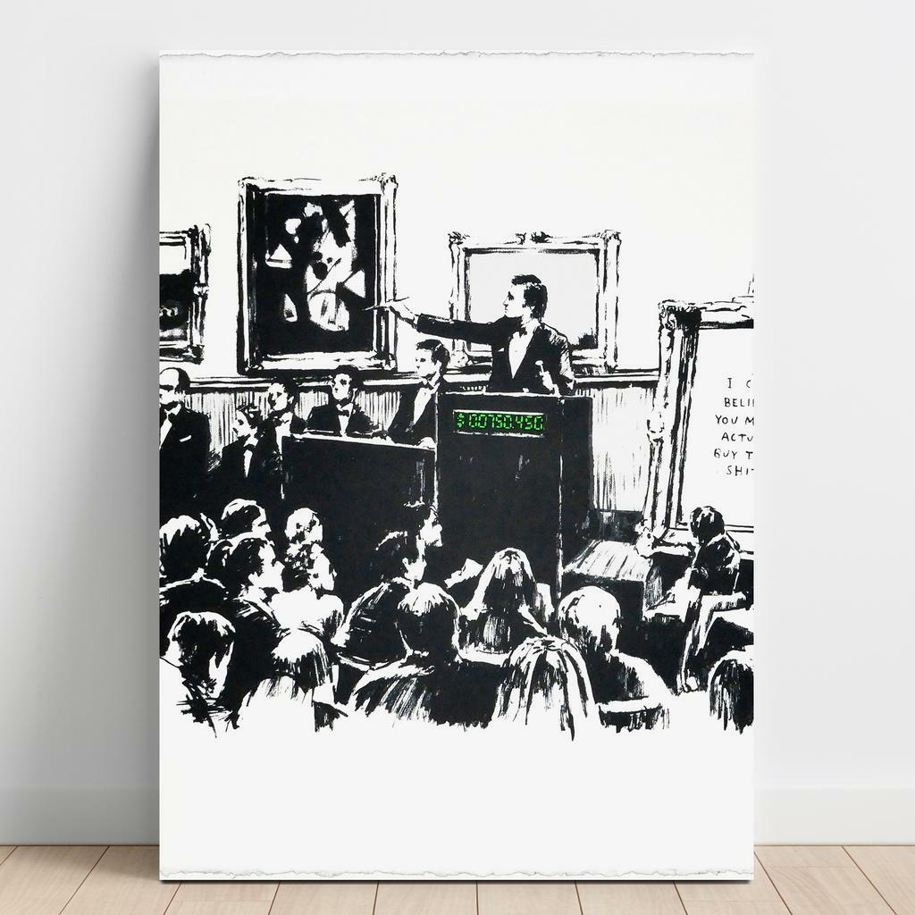Картина на полотні Бенксі (Banksy) BY30