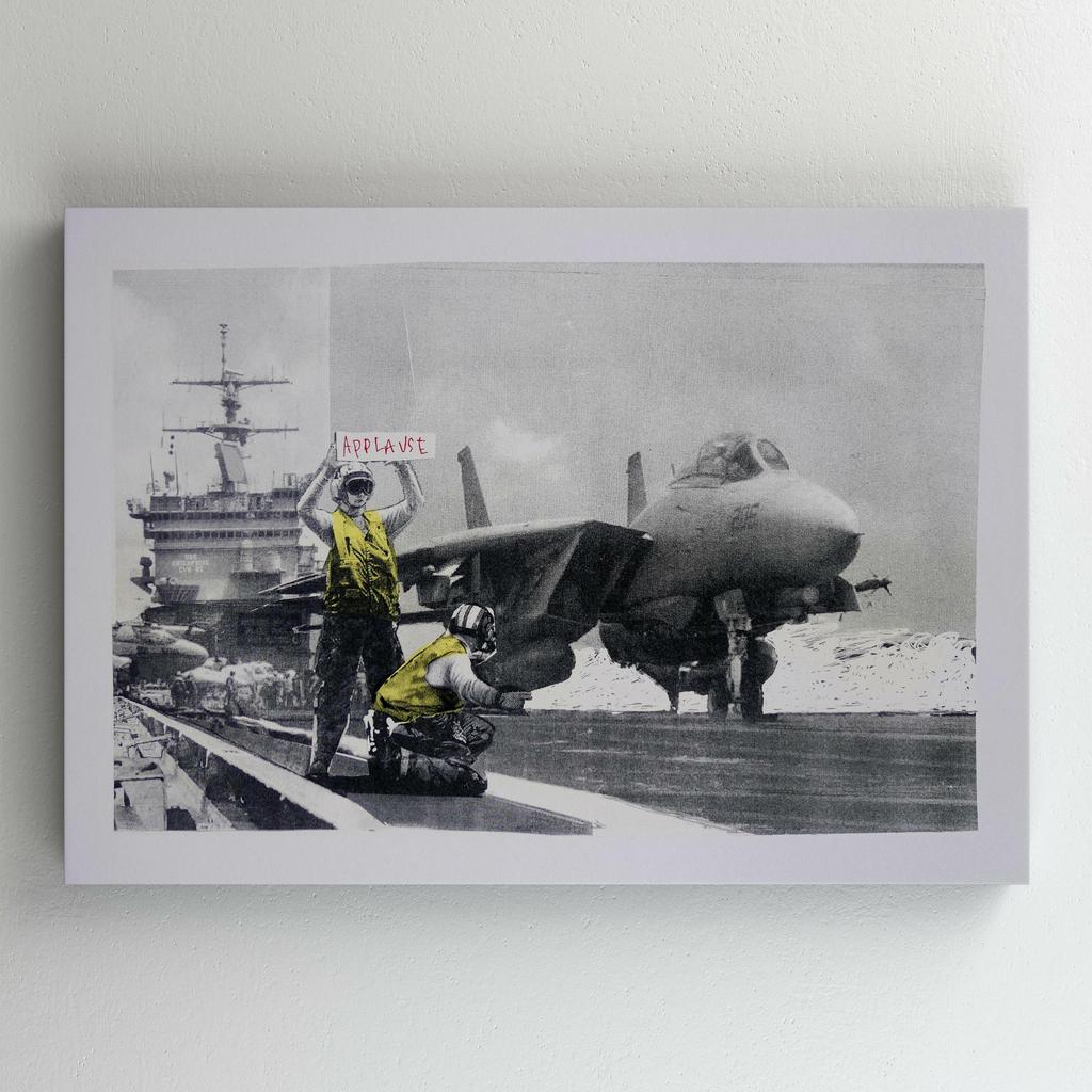 Картина на полотні Бенксі (Banksy) BY34