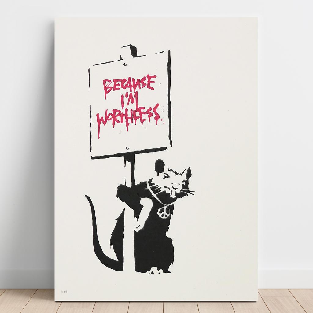 Картина на полотні Бенксі (Banksy) BY37