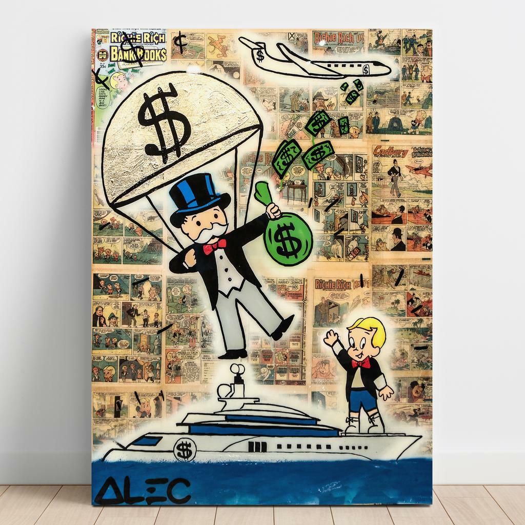 Картина на полотні Алек Монополі (Alec Monopoly) AL04