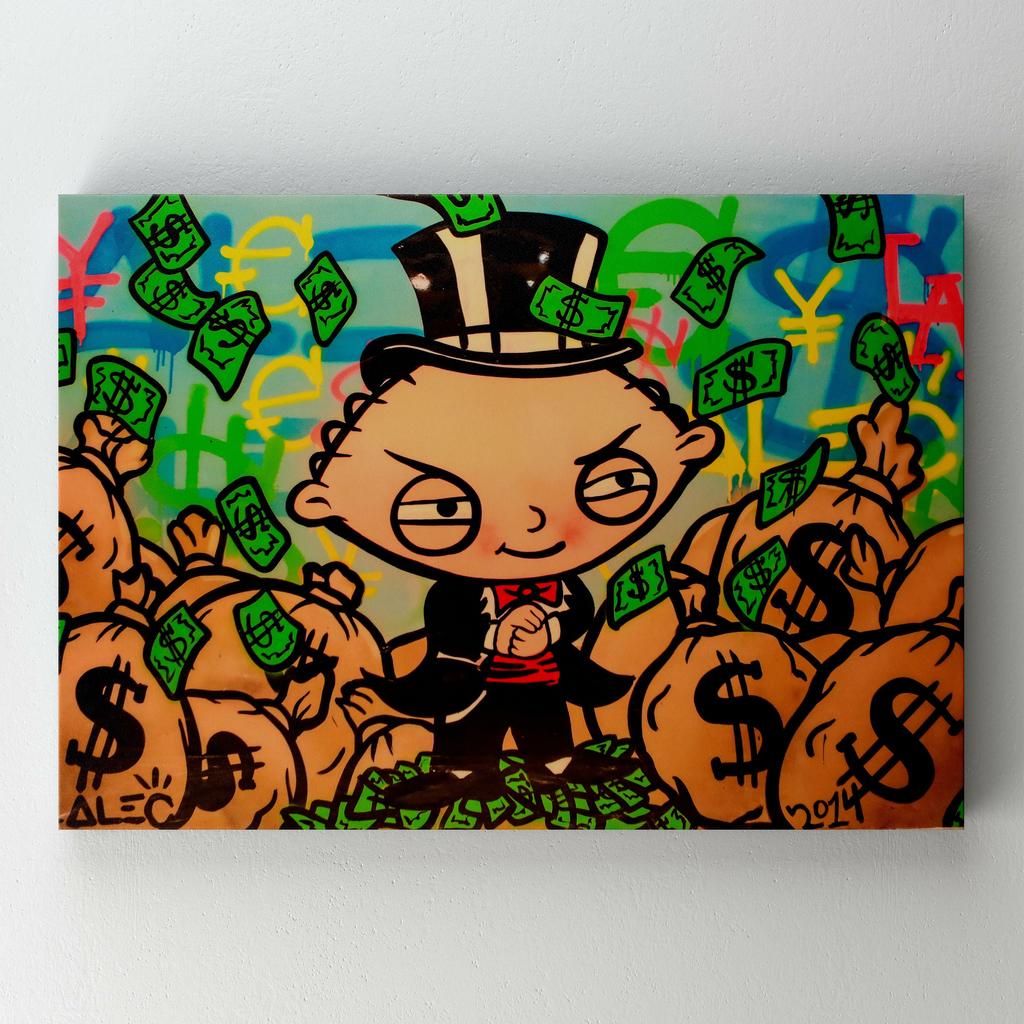 Картина на полотні Алек Монополі (Alec Monopoly) AL05