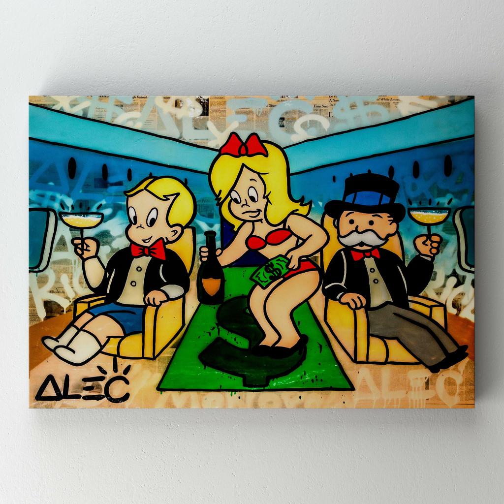 Картина на полотні Алек Монополі (Alec Monopoly) AL06