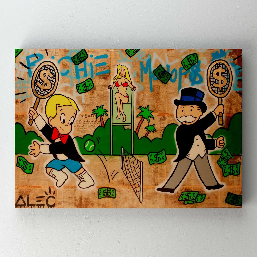 Картина на полотні Алек Монополі (Alec Monopoly) AL10