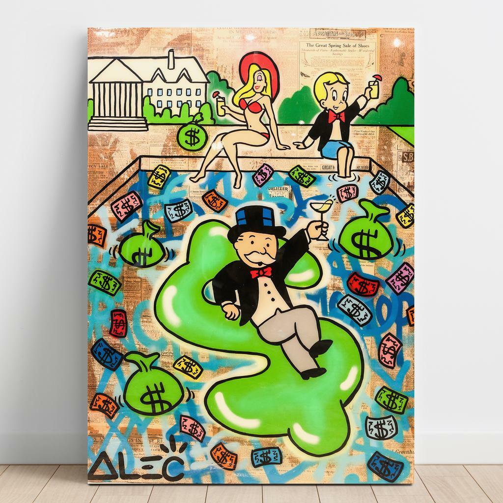 Картина на полотні Алек Монополі (Alec Monopoly) AL11
