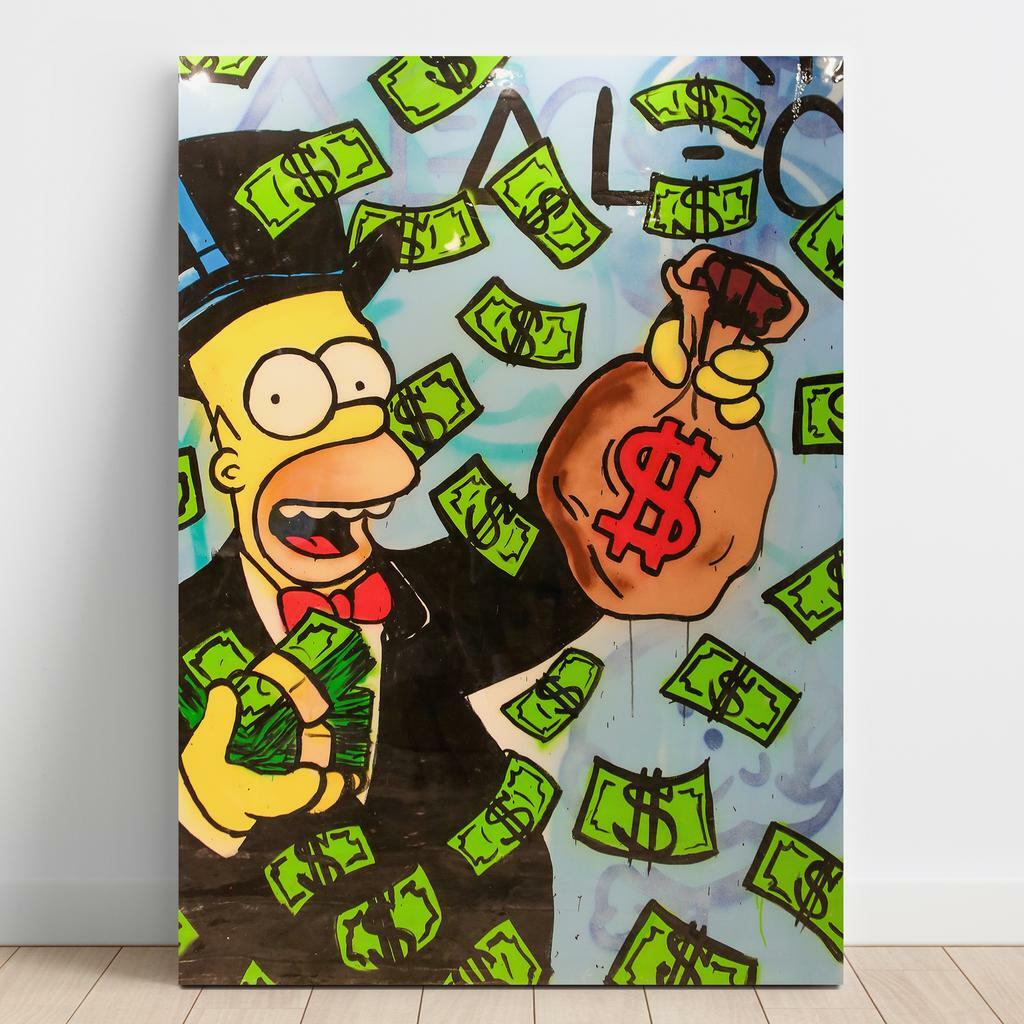 Картина на полотні Алек Монополі (Alec Monopoly) AL12