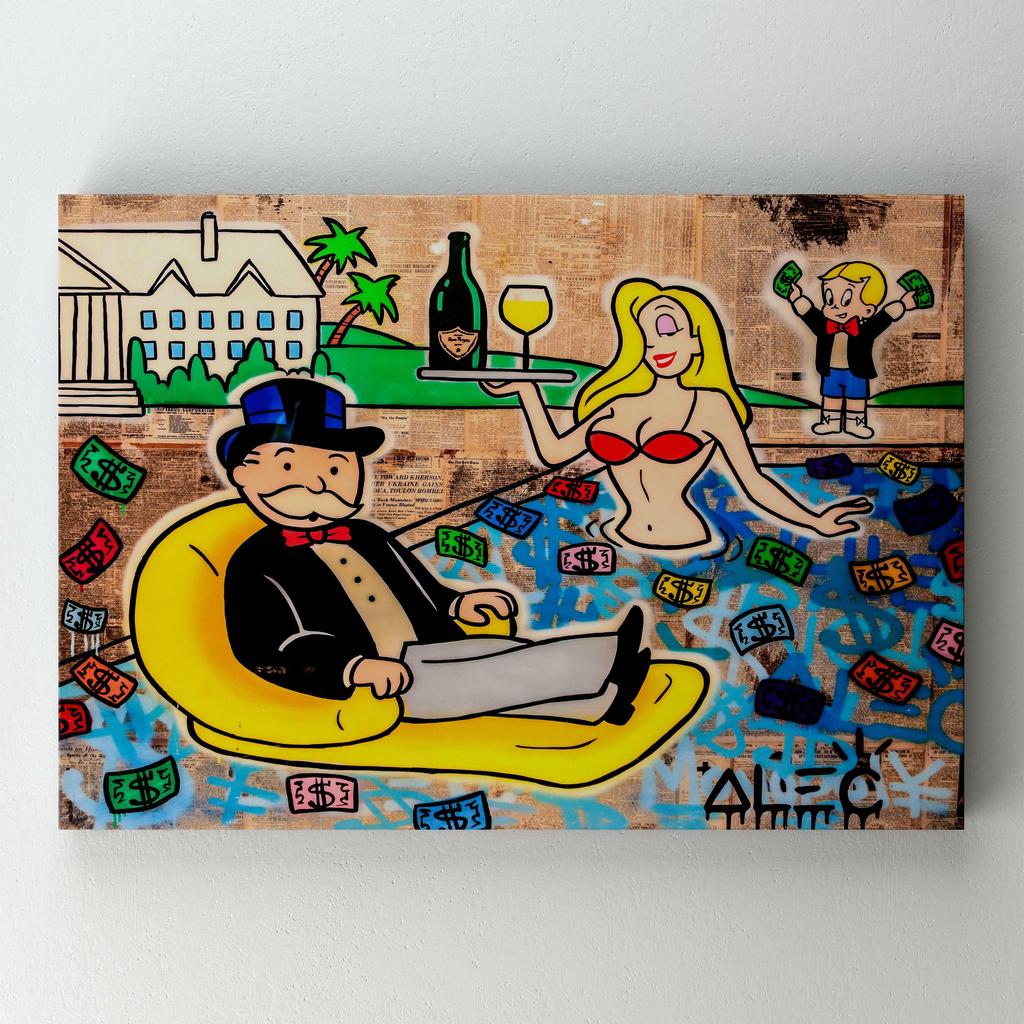 Картина на полотні Алек Монополі (Alec Monopoly) AL16