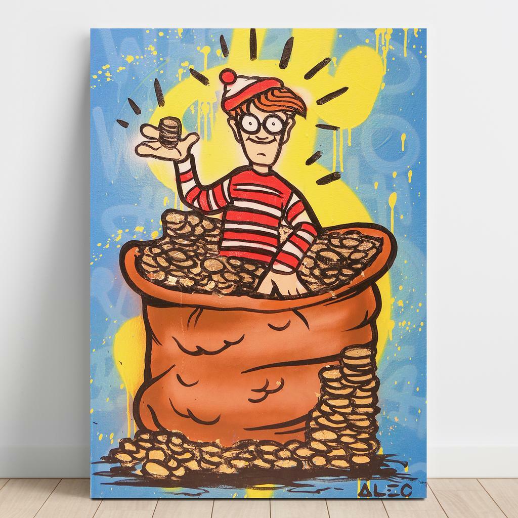 Картина на полотні Алек Монополі (Alec Monopoly) AL17