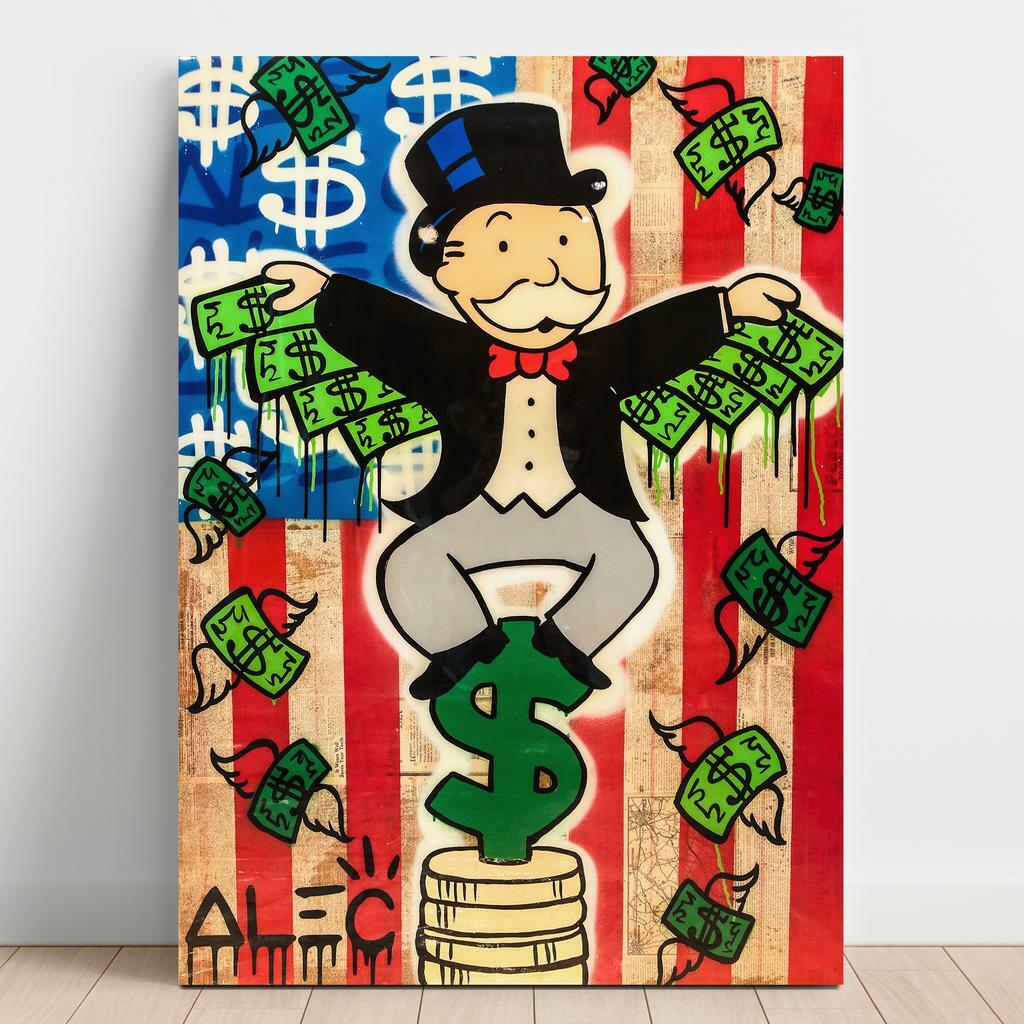 Картина на полотні Алек Монополі (Alec Monopoly) AL25