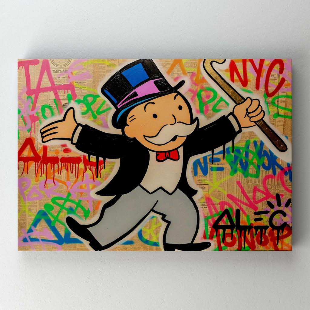 Картина на полотні Алек Монополі (Alec Monopoly) AL27