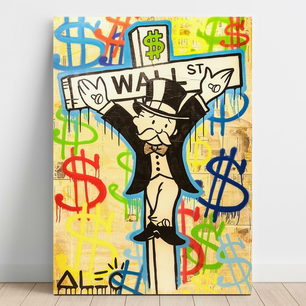 Картина на полотні Алек Монополі (Alec Monopoly) AL28