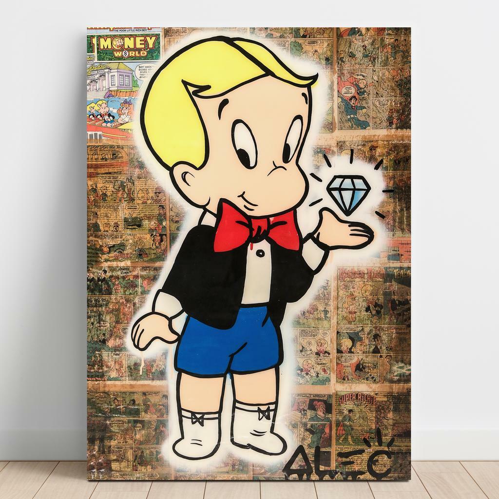 Картина на полотні Алек Монополі (Alec Monopoly) AL31