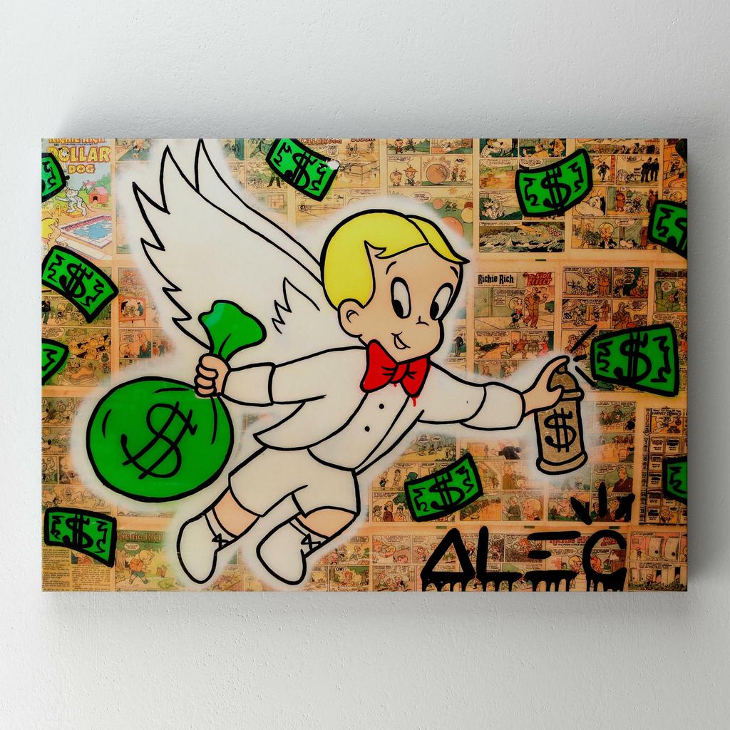 Картина на полотні Алек Монополі (Alec Monopoly) AL33