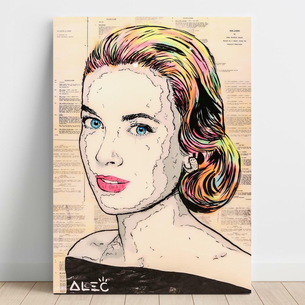 Картина на полотні Алек Монополі (Alec Monopoly) AL39