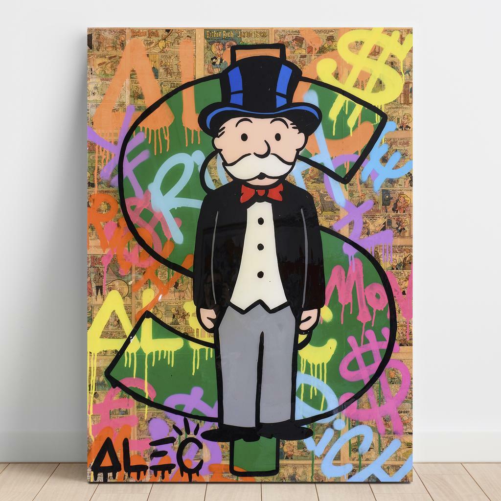 Картина на полотні Алек Монополі (Alec Monopoly) AL50