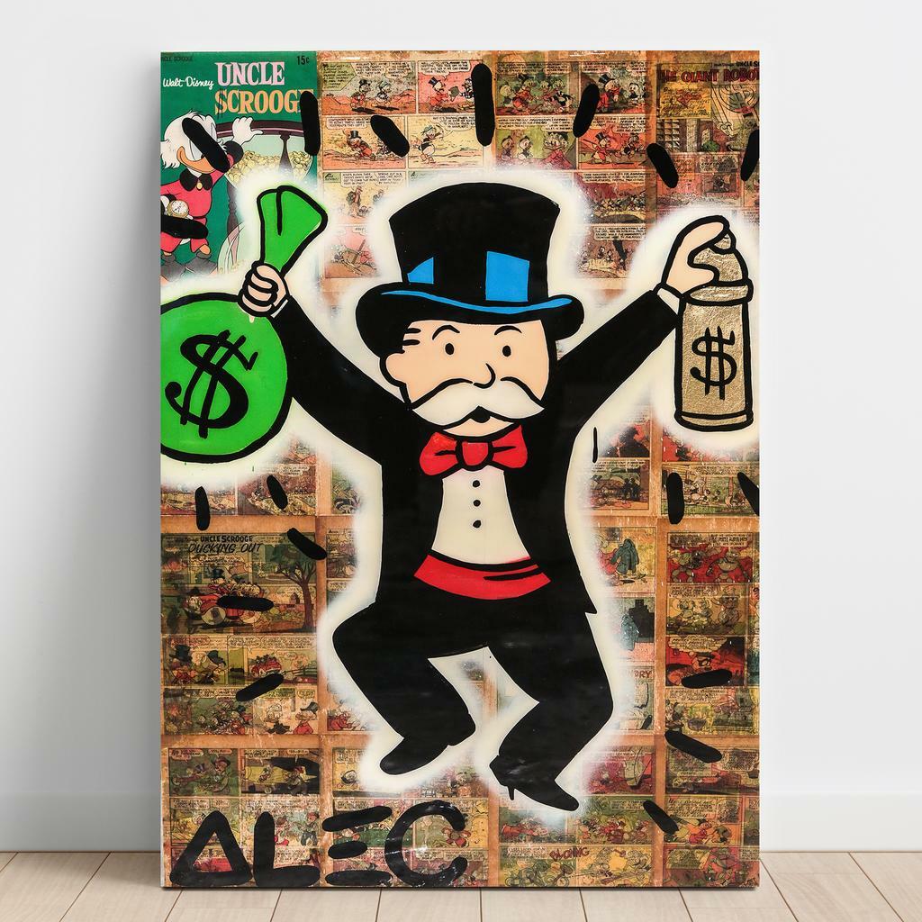 Картина на полотні Алек Монополі (Alec Monopoly) AL52