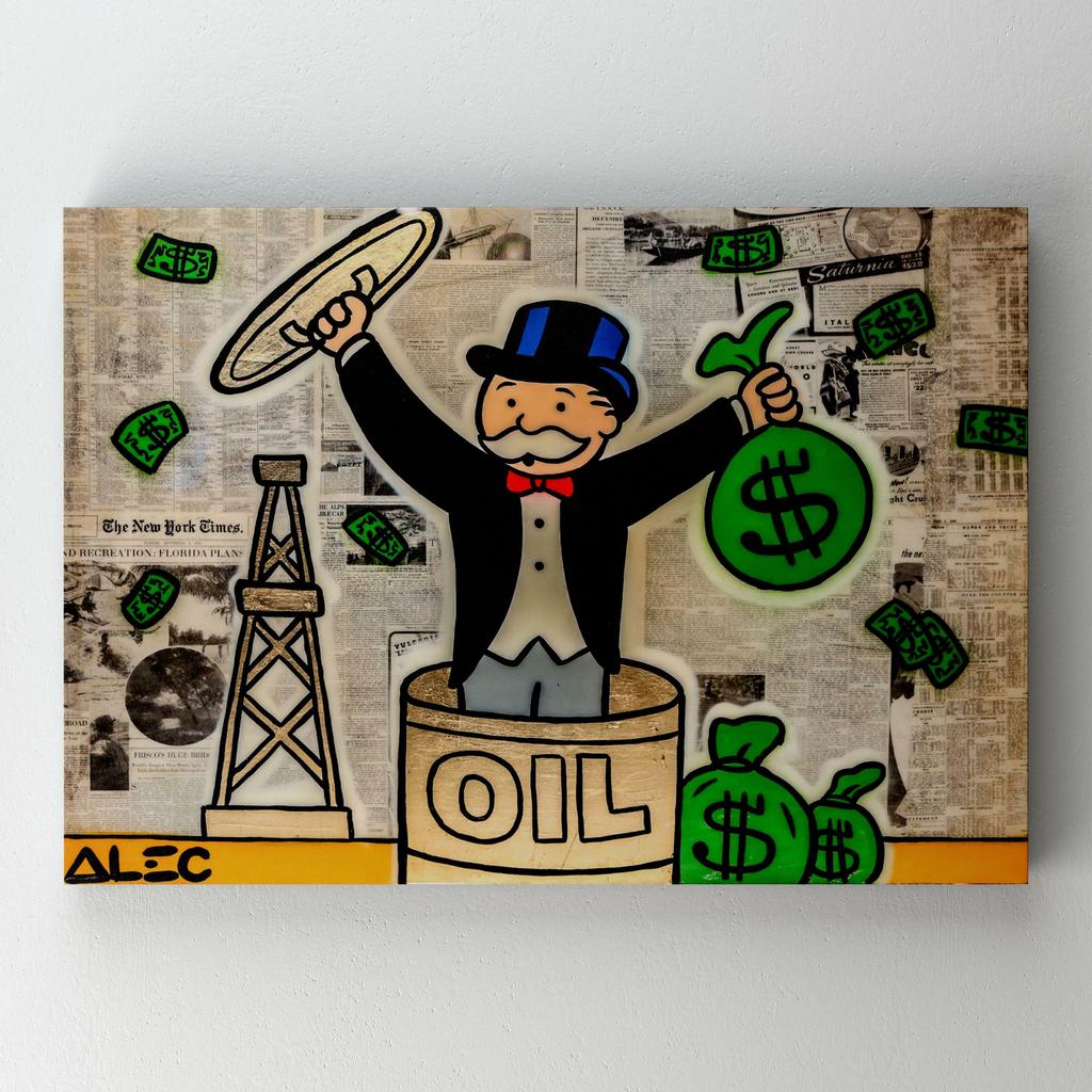 Картина на полотні Алек Монополі (Alec Monopoly) AL54