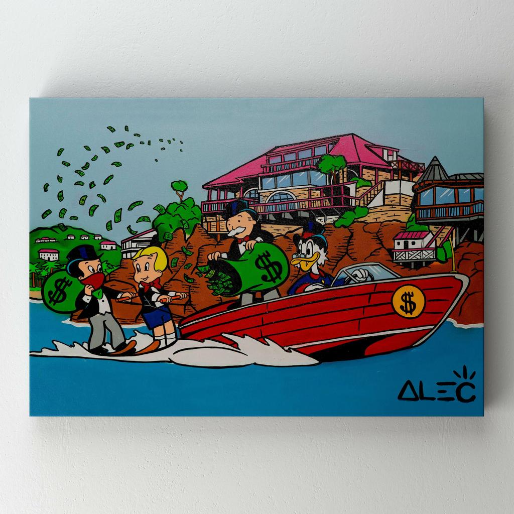 Картина на полотні Алек Монополі (Alec Monopoly) AL63