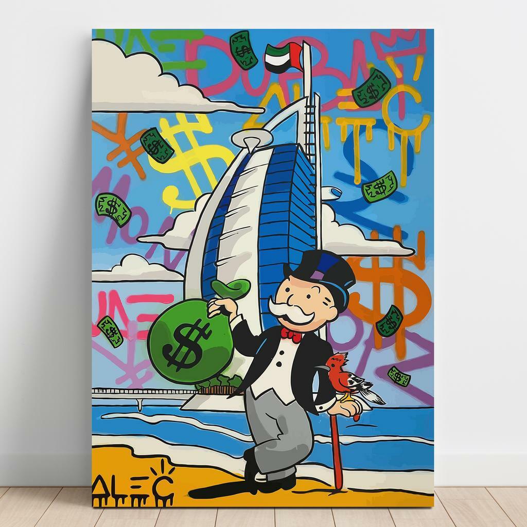 Картина на полотні Алек Монополі (Alec Monopoly) AL69