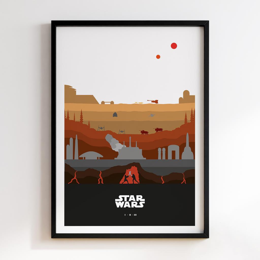 Постер Зоряні Війни (Star Wars) QW84