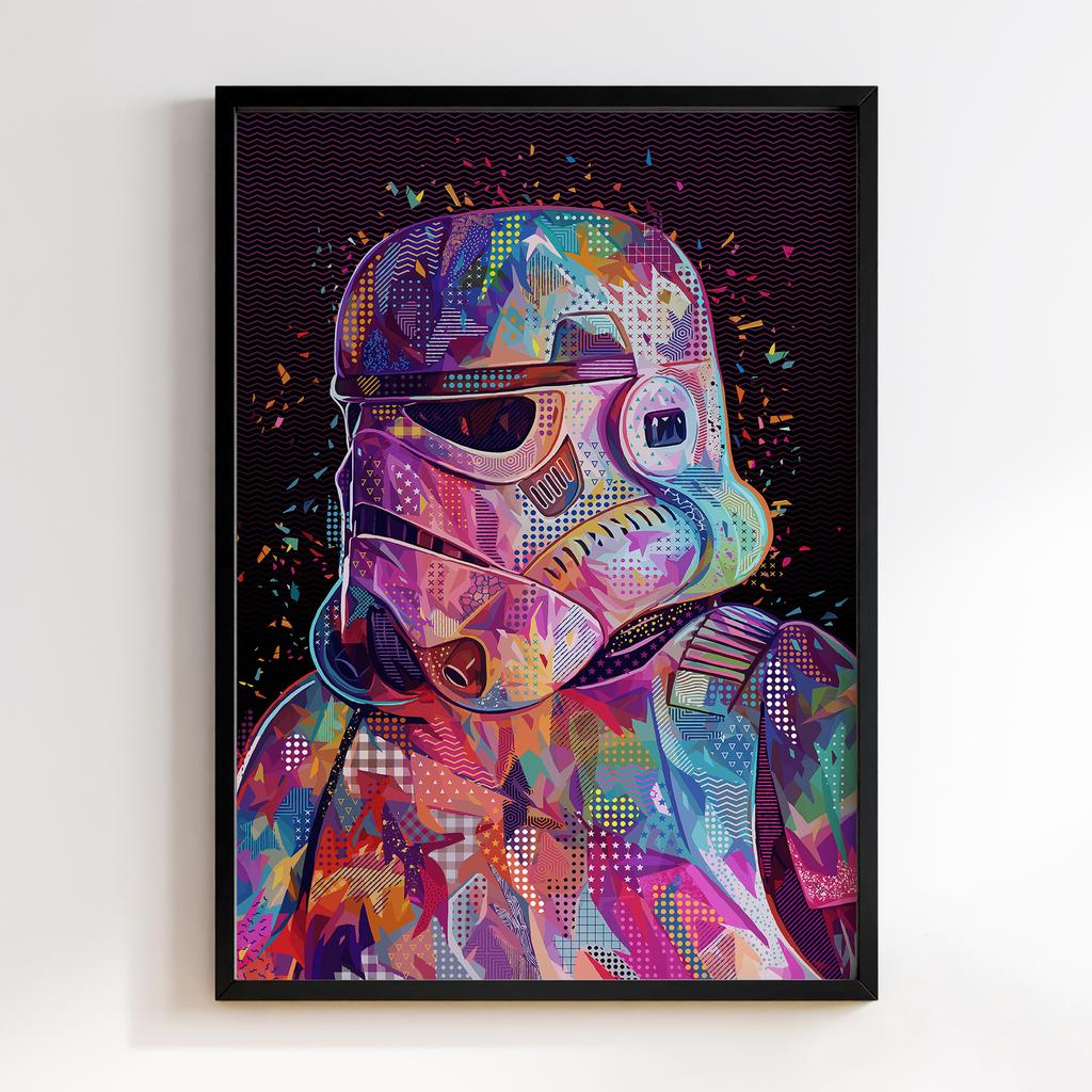 Постер Поп-Арт Зоряні Війни (Pop-Art Star Wars) QW90