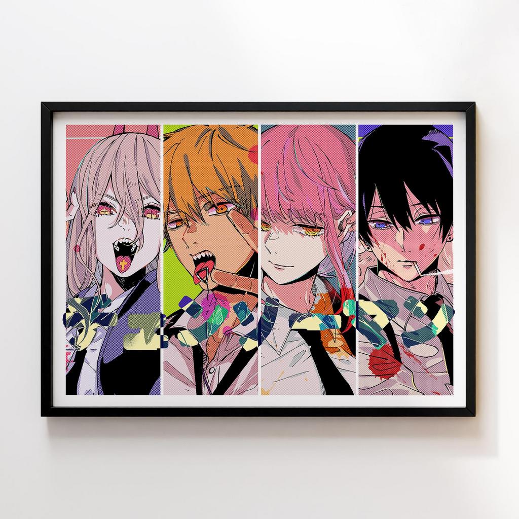 Постер Людина-Бензопила (Chainsaw Man) HM039