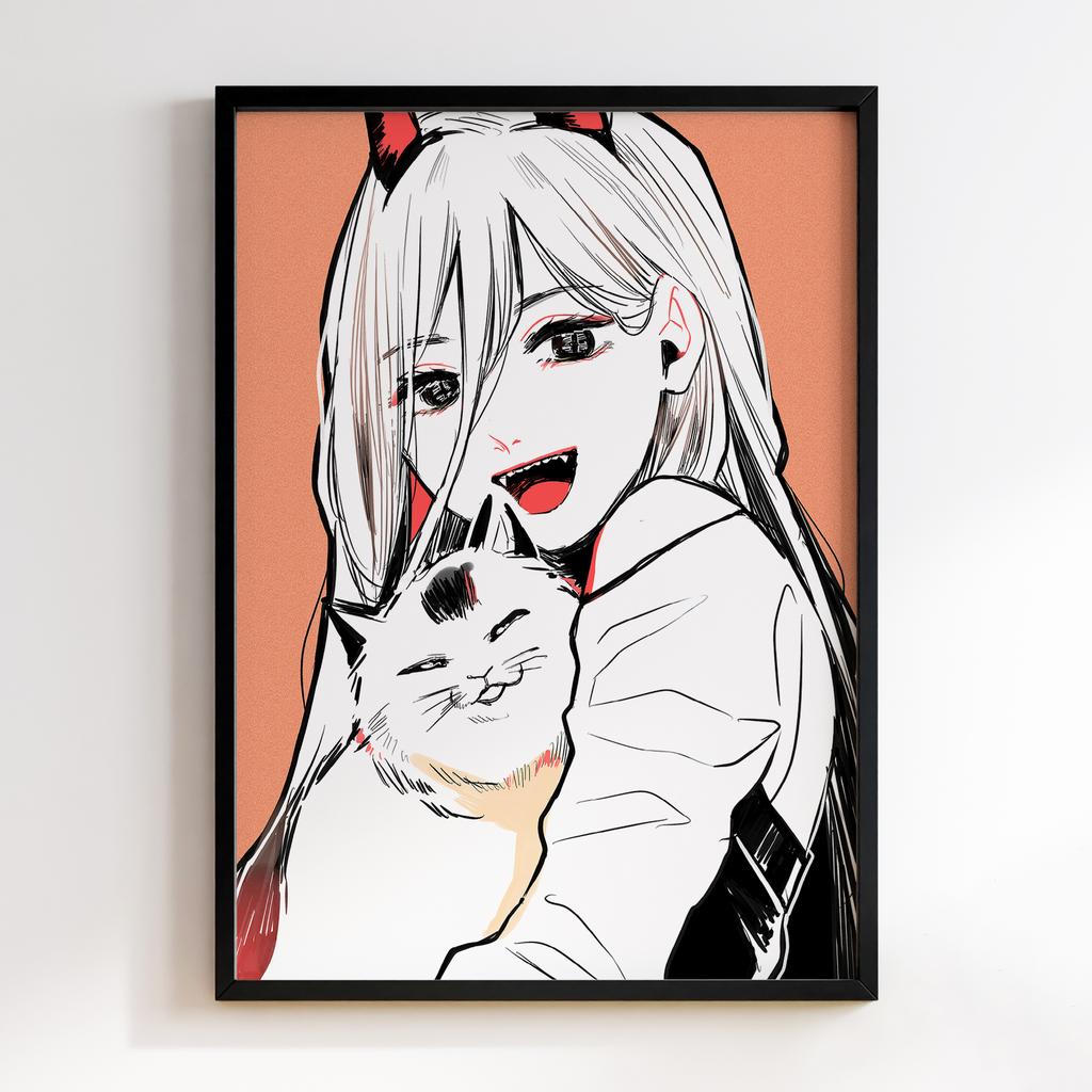 Постер Людина-Бензопила (Chainsaw Man) HM043