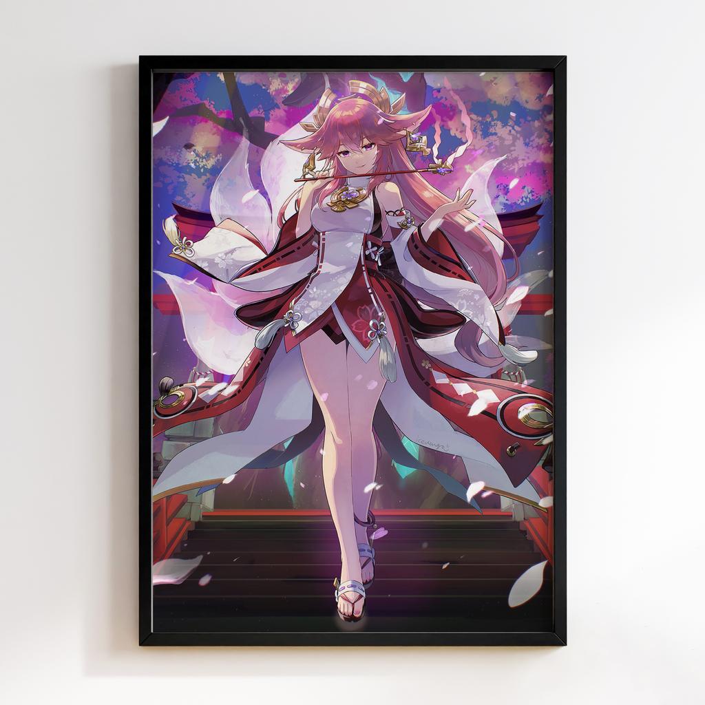 Постер Genshin Impact Yae Miko YM07