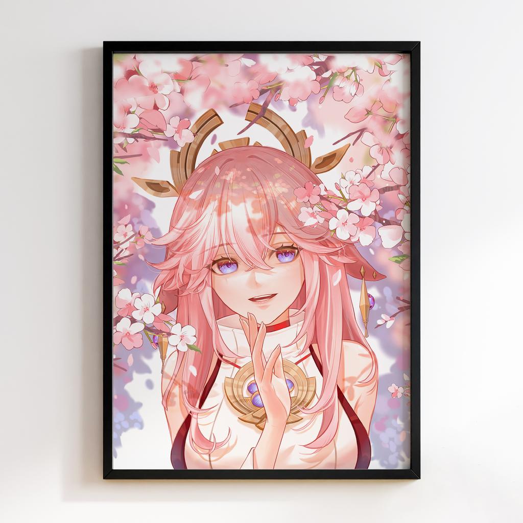 Постер Genshin Impact Yae Miko YM09