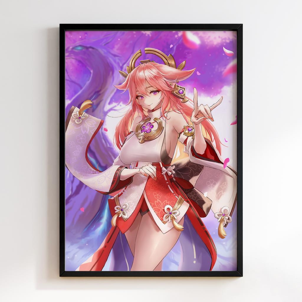 Постер Genshin Impact Yae Miko YM19