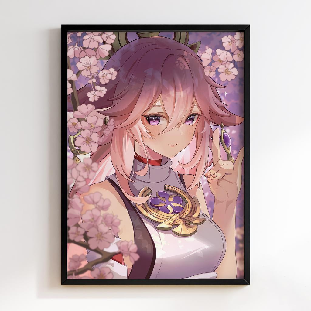 Постер Genshin Impact Yae Miko YM21